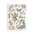 Stamperia Washi Pad - Wonderland - A5 med 8 sider - SBW08