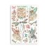 Stamperia Washi Pad - Wonderland - A5 med 8 sider - SBW08