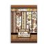 Stamperia Washi Pad - Coffee and Chocolate - A5 med 8 sider - SBW01