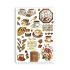 Stamperia Washi Pad - Coffee and Chocolate - A5 med 8 sider - SBW01