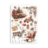 Stamperia Washi Pad - Gear up for Christmas - A5 med 8 sider - SBW09