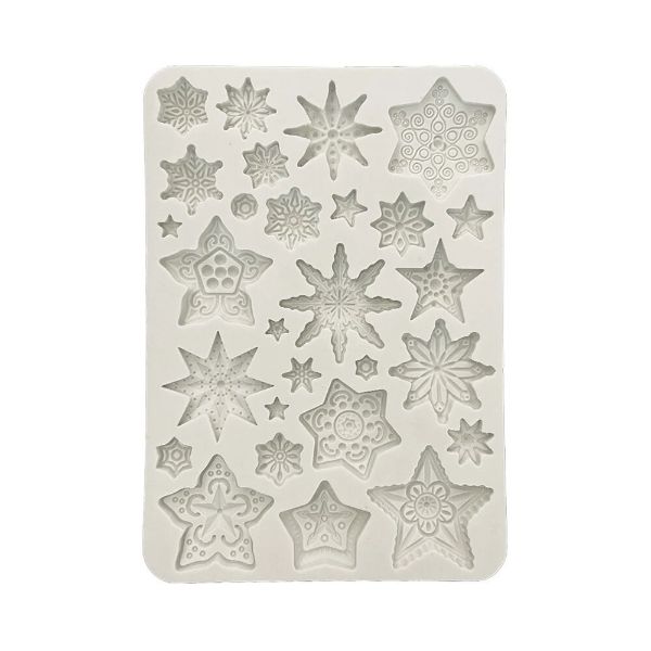 Stamperia - Stars - A5 (14,2 x 20,2 cm) silikone Form - KACMA532