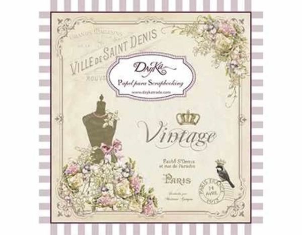 Dayka Vintage - SCP-1005 - 8 x 8 Papir Blok