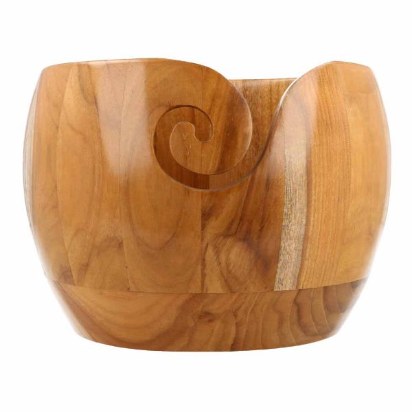 Garn skål - Garn bowle - Teak - fra Scheepjes - art.23362